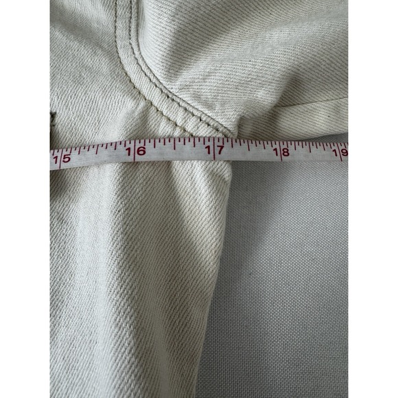 VTG Y2K Jean Denim Trucker Jacket Small Old Navy Retro 90s Beaded Embroidered - Picture 12 of 15